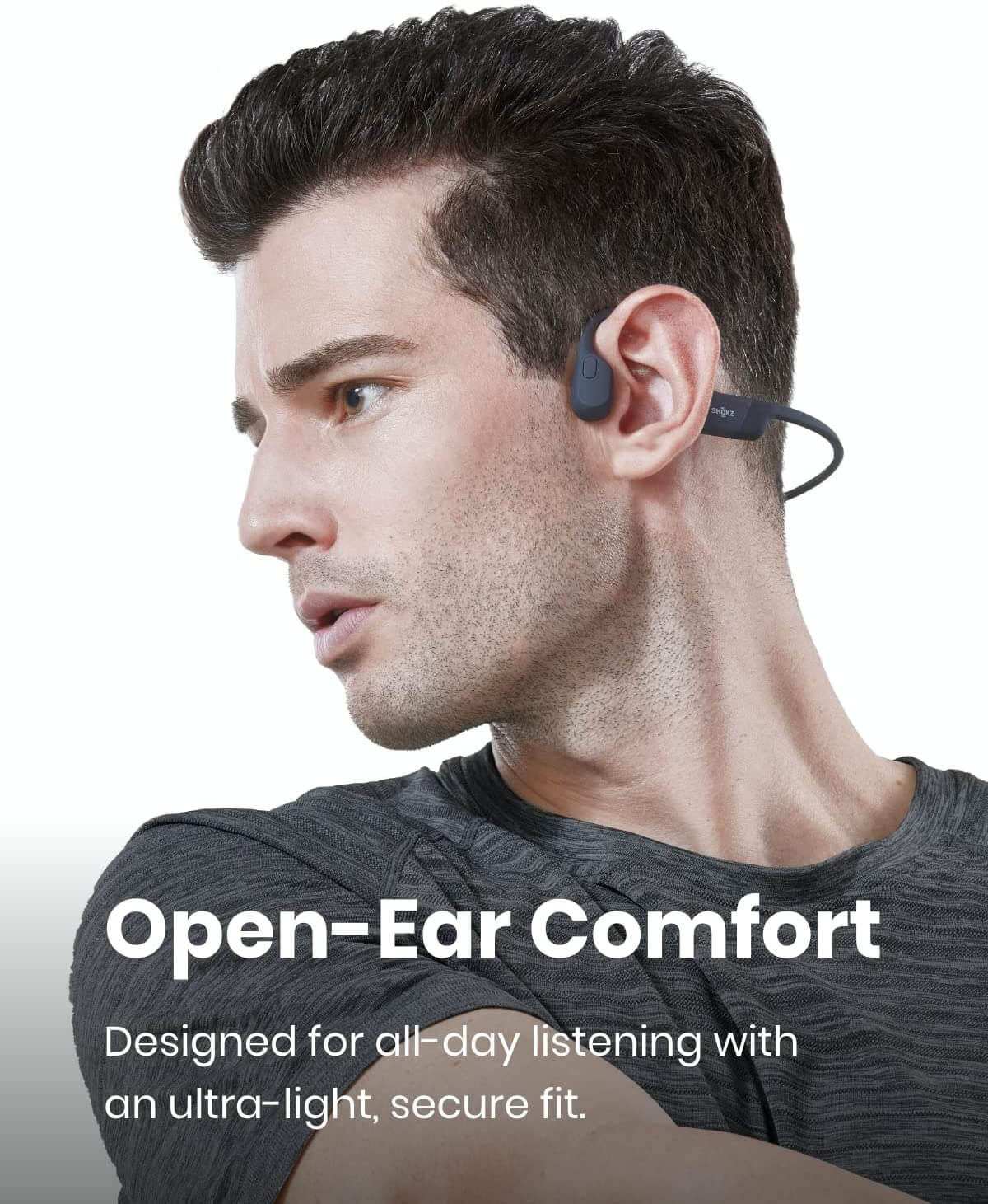 comfortable openrun bone headphone